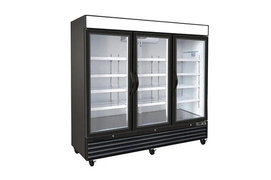 COLDZONE-81F-G3 Triple Swing Door 81" Wide Display Freezer image 0