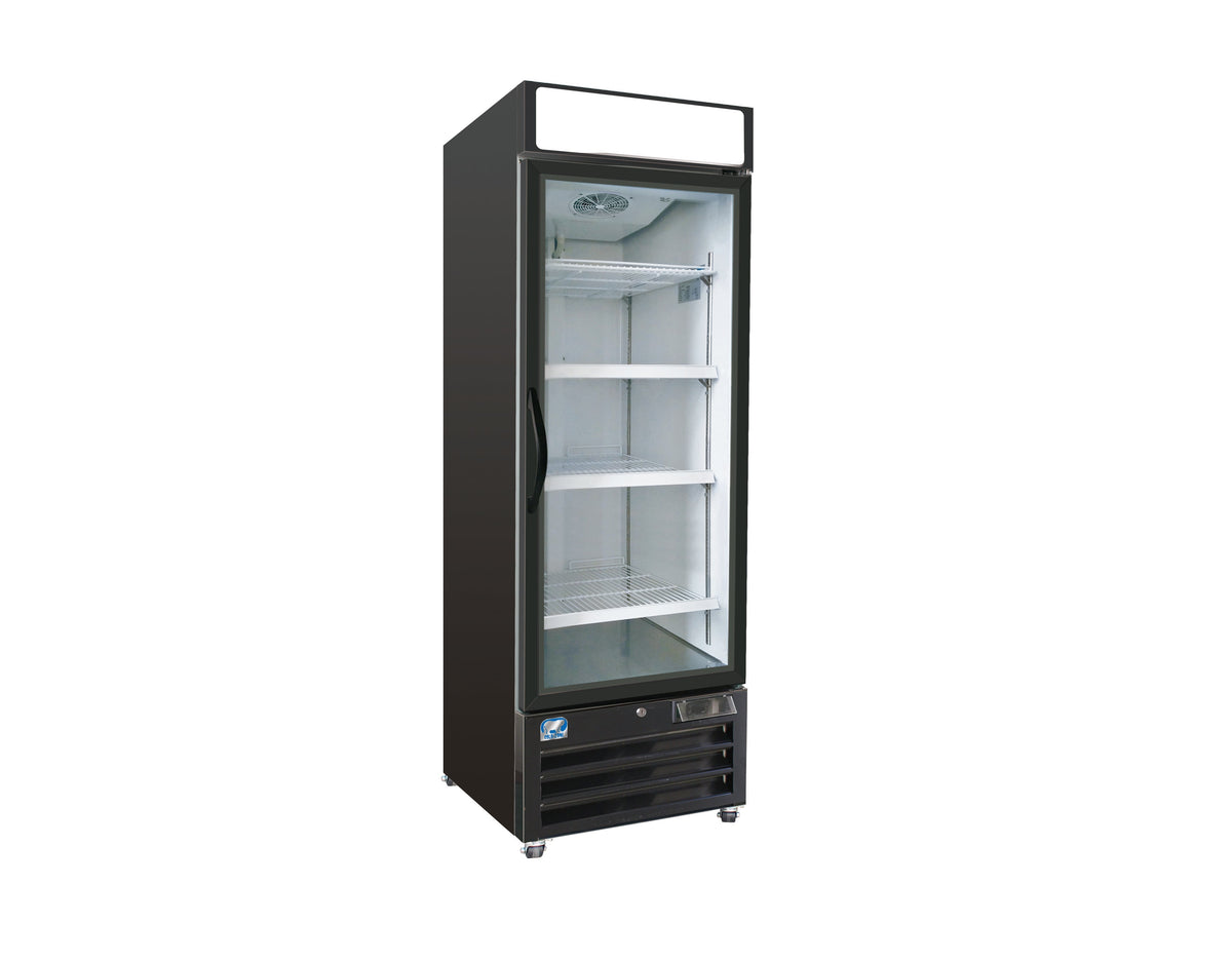27" Single Door Display Glass Refrigerator COLDZONE-32R-G1