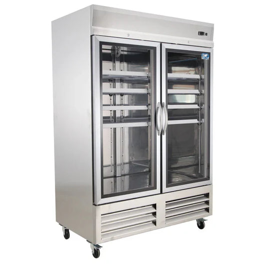 49" Double Door Reach-in Freezer COLDZONE-49FS-G2